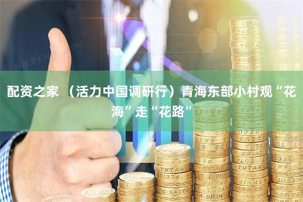 配资之家 （活力中国调研行）青海东部小村观“花海”走“花路”